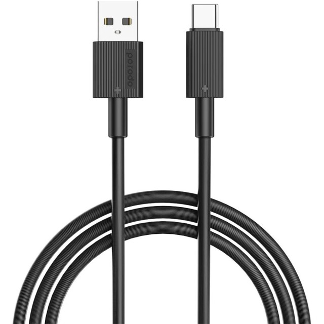 کابل شارژ USB به Type-C پرودو مدل Porodo Durable Charging Cable PD-CBL0005 طول 3 متر در بروزکالا