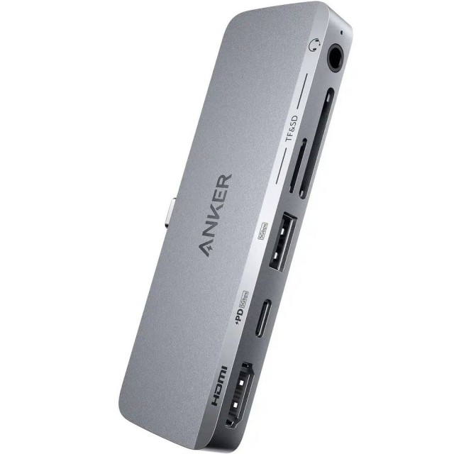 هاب هفت پورت تایپ سی  گرین لاین Green Lion 7 in 1 USB-C HUB GHB-9 GN7N1CHUBGY در بروزکالا