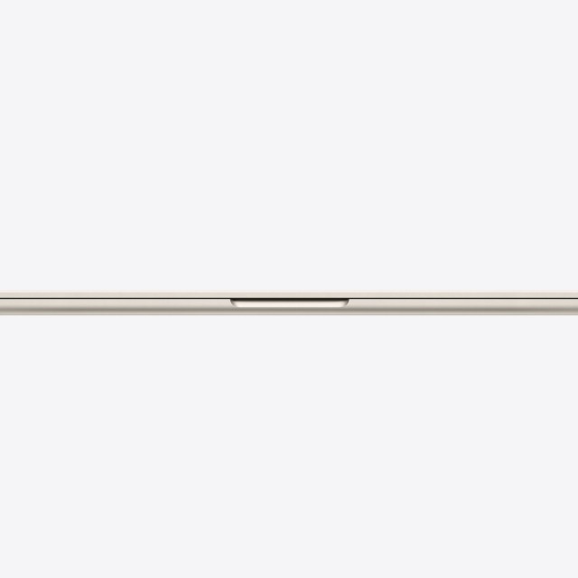 MDVE4 مک بوک ایر M5 15 اینچ استارلایت؛ نمای جلوی دستگاه بسته MDVE4