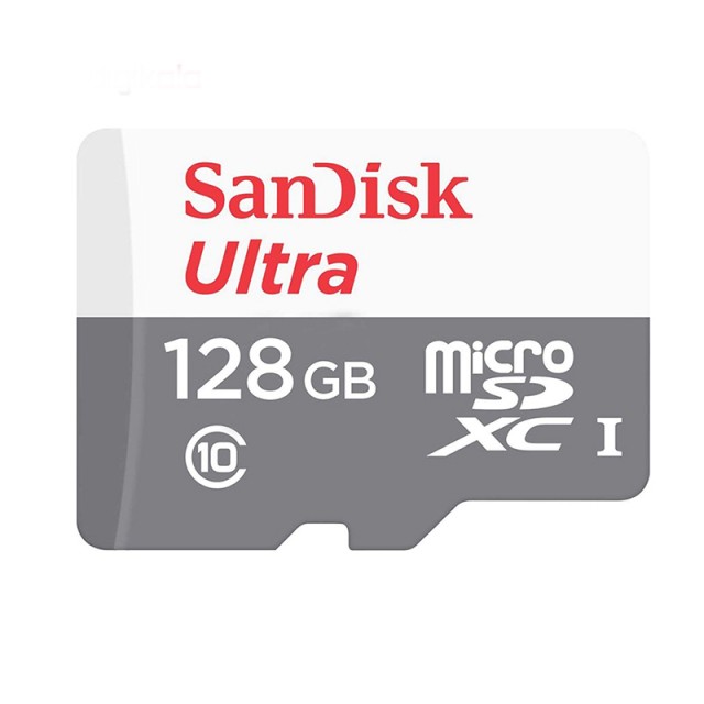 کارت حافظه SDXC سن دیسک مدل Sandisk Ultra کلاس 10 استاندارد UHS-I U1 سرعت 533X 80MBps ظرفیت 128 گیگابایت در بروزکالا