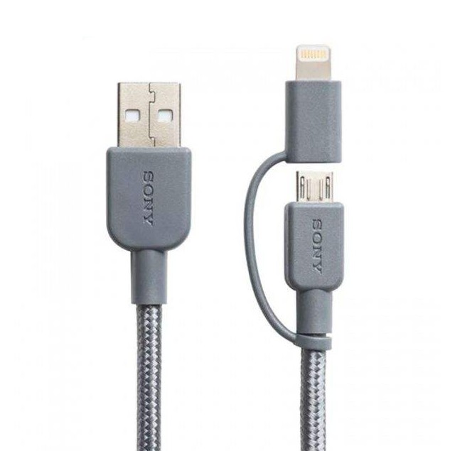 کابل تبدیل USB به microUSB و لایتنینگ سونی مدل SONY CP-ABLP150 طول 1.5 متر در بروزکالا