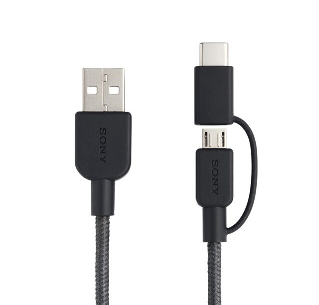 کابل تبدیل USB به microUSB و USB-C سونی مدل SONY CP-ABC150 طول 1.5 متر در بروزکالا