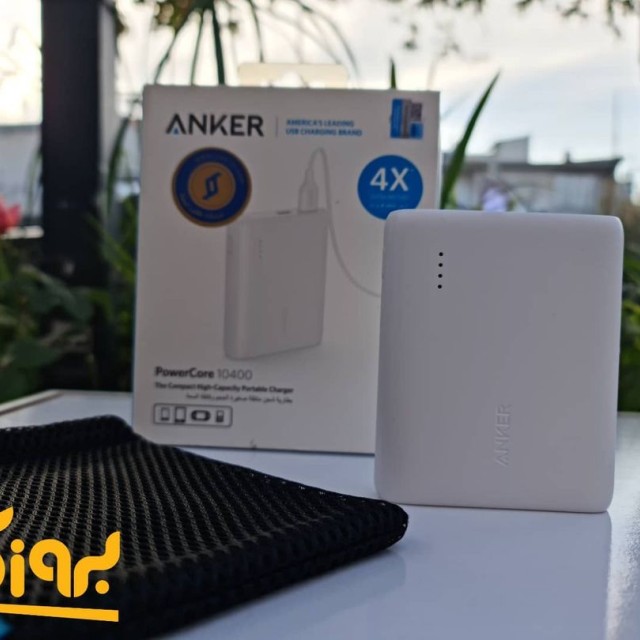 پاور بانک انکر مدل Anker A1214 PowerCore ظرفیت 10400 میلی آمپر ساعت 