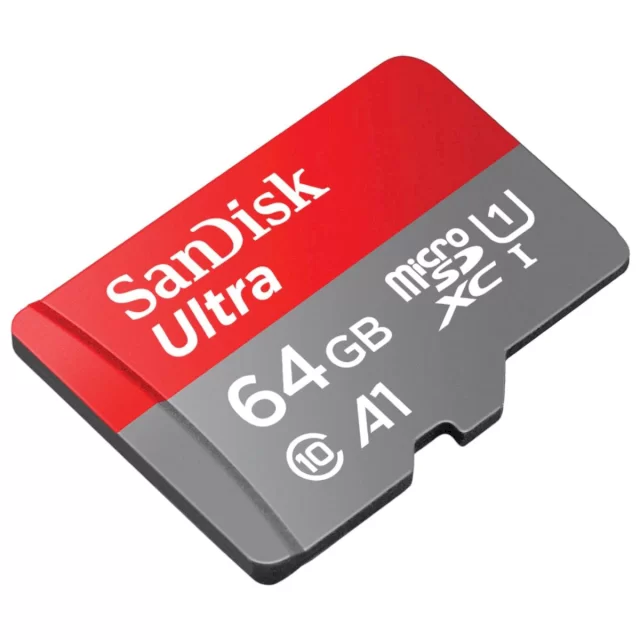 کارت حافظه‌ microSDXC سن دیسک مدل Sandisk A1 کلاس 10 استاندارد UHS-I سرعت 120MBps ظرفیت 64 گیگابایت در بروزکالا