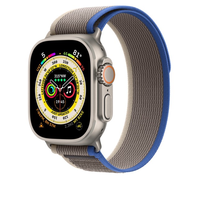 ساعت هوشمند اپل سری اولترا  سایز 49   Apple Watch Ultra Blue Gray Trail Loop 49mm در بروزکالا