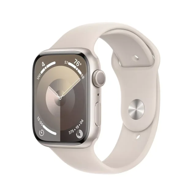 ساعت هوشمند اپل سری 9 سایز 45 استارلایت مدل Apple Watch S9 Starlight 45mm در بروزکالا