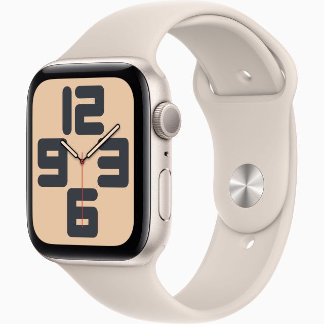 ساعت هوشمند اپل سری  SE 3rd gen سایز 44 استارلایت مدل Apple Watch SE 3rd gen 44mm Starlight در بروزکالا