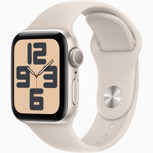 ساعت هوشمند اپل سری  SE 3rd gen سایز 40 استارلایت مدل Apple Watch SE 3rd gen 40mm Starlight در بروزکالا