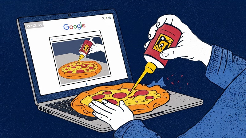 گوگل پس از پیشنهاد ریختن چسب روی  پیتزا، از نتایج جستجوی هوش مصنوعی خود دفاع می‌کند