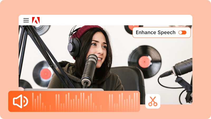 حذف نویز ویدیو با Adobe Podcast