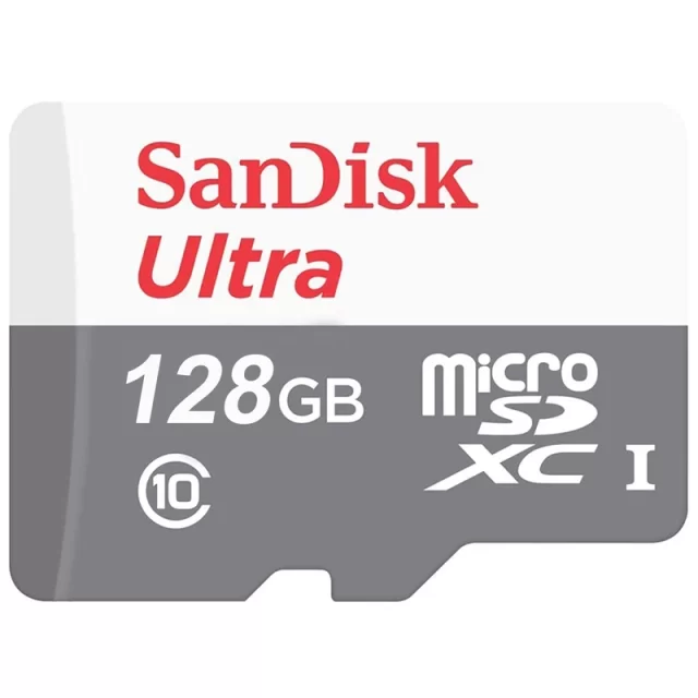 کارت حافظه microSDXC سن دیسک مدل Ultra کلاس 10 استاندارد UHS-I U1 سرعت 100MBps ظرفیت 128 گیگابایت در بروزکالا