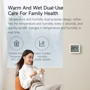 سنسور دما و رطوبت شیائومی مدل Xiaomi Smart Temperature and Humidity Monitor 3  در بروزکالا