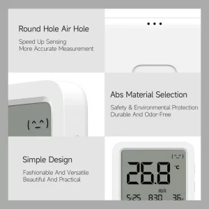 سنسور دما و رطوبت شیائومی مدل Xiaomi Smart Temperature and Humidity Monitor 3  در بروزکالا