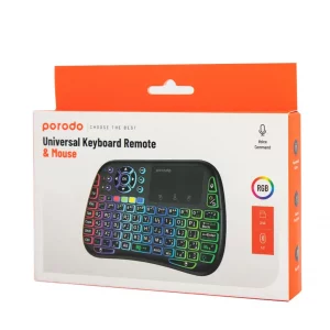 ریموت و کیبورد پرودو مدل Porodo Air Mouse Remote Mini Keyboard در بروزکالا