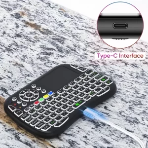 ریموت و کیبورد پرودو مدل Porodo Air Mouse Remote Mini Keyboard در بروزکالا