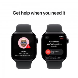 ساعت هوشمند اپل سری 10 مدل Apple Watch Series 10 Aluminum Jet Black 42mm در بروزکالا