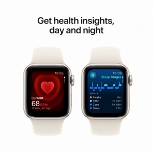 ساعت هوشمند اپل سری SE مدل Apple Watch SE 2nd Generation Starlight 40mm در بروزکالا