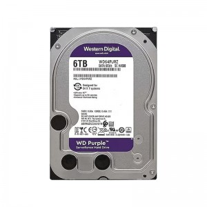 هارد دیسک اینترنال وسترن دیجیتال مدل Western Digital PURPELE  ظرفیت 6 ترابایت در بروزکالا