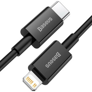 کابل شارژ USB-C به لایتنینگ باسئوس مدل Baseus SUPERIOR SERIES CATLYS-A01 طول 1 متر در بروزکالا