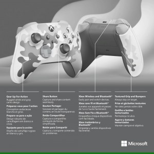 دسته بازی ایکس باکس مدل Microsoft Xbox Series X/S  Controller Arctic Camo در بروزکالا