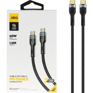 کابل شارژ Type-C به Type-C جی بی کیو مدل JBQ CA-720 طول 1.5 متر در بروزکالا