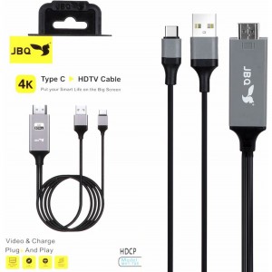 کابل Type-C To HDMI جی بی کیو مدل JBQ MHT-T88 در بروزکالا