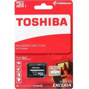 کارت حافظه‌ microSDXC توشیبا مدل Toshiba Exceria M302-EA کلاس 10 استاندارد UHS-I سرعت 90MBps ظرفیت 8 گیگابایت در  بروزکالا