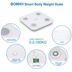 ترازو دیجیتال هوشمند بومیدی مدل Bomidi Smart Scale S1 در بروزکالا