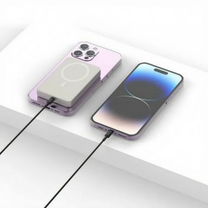 پاوربانک پاورولوژی مدل Powerology Magsafe Powerbank PPBCHA34 ظرفیت 10000 میلی آمپر ساعت در بروزکالا