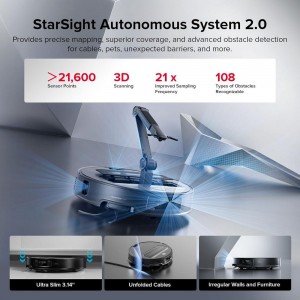 جارو برقی رباتی هوشمند روبوراک مدل Roborock Saros Z70 در بروزکالا