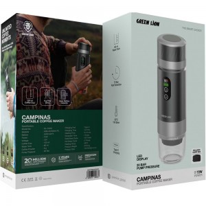 دستگاه قهوه ساز قابل حمل گرین لاین مدل Green Lion Coffee Maker Lite در بروزکالا