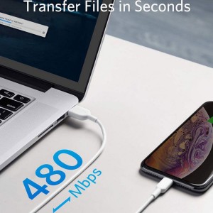 کابل شارژ USB به لایتنینگ انکر مدل  Anker 321 A8432H22 طول 0.9 متر در  بروزکالا