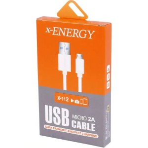 کابل شارژ USB به Micro USB ایکس انرژی مدل X-Energy X-112 طول 2 متر در  بروزکالا