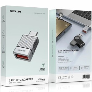 تبدیل USB به Type-C گرین لاین مدل Green Lion GN2N1OTCTAGY در بروزکالا