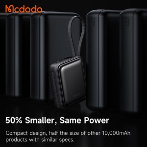 پاوربانک مک دودو مدل Mcdodo MC-255 ظرفیت 10000 میلی آمپر ساعت در بروزکالا