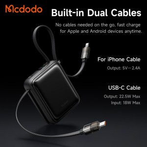 پاوربانک مک دودو مدل Mcdodo MC-255 ظرفیت 10000 میلی آمپر ساعت در بروزکالا