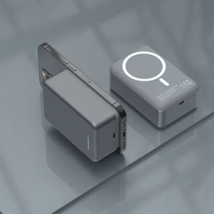پاوربانک پاورولوژی مدل Powerology Magsafe Powerbank PPBCHA33 ظرفیت 20000 میلی آمپر ساعت در بروزکالا