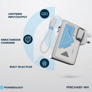 پاوربانک پاورولوژی مدل Powerology Solar Powerbank PPBDS05 Sante  ظرفیت 10000 میلی آمپر ساعت در بروزکالا