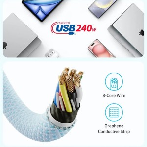 کابل شارژ Type-C به Type-C انکر مدل Anker A8752H11 طول 0.9 متر در بروزکالا