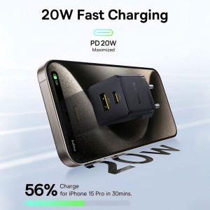 شارژر دیواری انکر مدل Anker Zolo Charger 30W A2698611 در برزوکالا