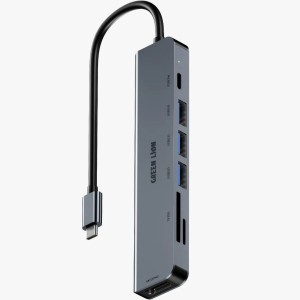 هاب شش پورت تایپ سی  بیسوس  Baseus Ultra Joy Series 6-Port Type-C HUB Air B00052802811-02 در بروزکالا