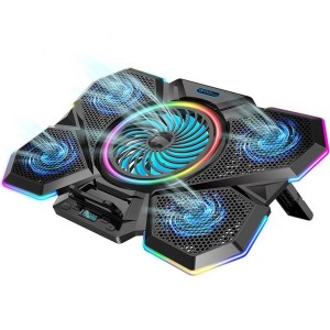 پایه خنک کننده کول کلد مدل CoolCold F13-1 RGB Cooling Pad در بروزکالا