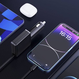 شارژر فندکی گرین لاین مدل Green Lion Retractable 30W Car Charger GNRTPD30CCBK در بروزکالا