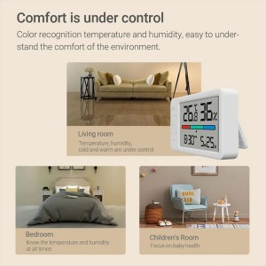 سنسور دما و رطوبت شیائومی مدل Xiaomi Miaomiaoce MHO-C306 Mini Thermometer and Hygrometer در بروزکالا