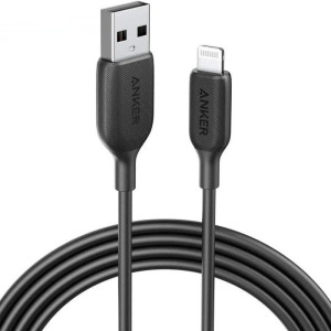 کابل شارژ USB به لایتنینگ انکر مدل  Anker Powerline 3 A8813H11 طول 1.8 متر در  بروزکالا