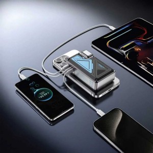 پاوربانک پاورولوژی مدل Powerology Wall Charger MagSafe Power Bank PPBCHA80 ظرفیت 10000 میلی آمپر ساعت در بروزکالا