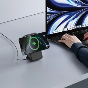 پاوربانک پاورولوژی مدل Powerology Wall Charger MagSafe Power Bank PPBMH104 ظرفیت 20000 میلی آمپر ساعت در بروزکالا
