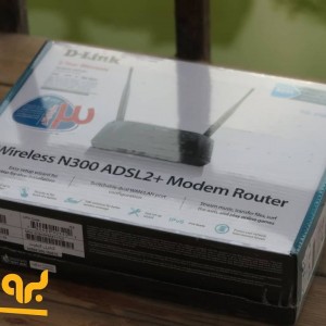 مودم روتر ADSL2 Plus بی‌ سیم N300 دی-لینک مدل DSL-2740U