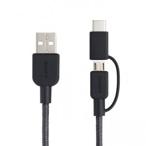 کابل تبدیل USB به microUSB و USB-C سونی مدل SONY CP-ABC150 طول 1.5 متر در بروزکالا