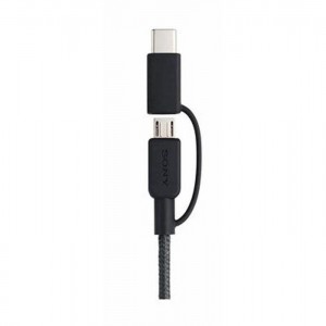 کابل تبدیل USB به USB-C / microUSB سونی مدل CP-ABC150 طول 1.5 متر
